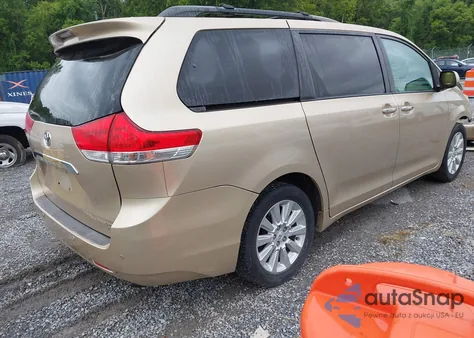 2011 Toyota Sienna Limited from USA, damaged, VIN 5TDDK3DC9BS012780